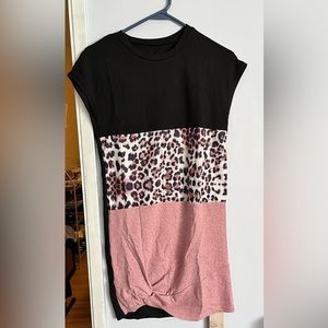 Leopard print dress | size XS
